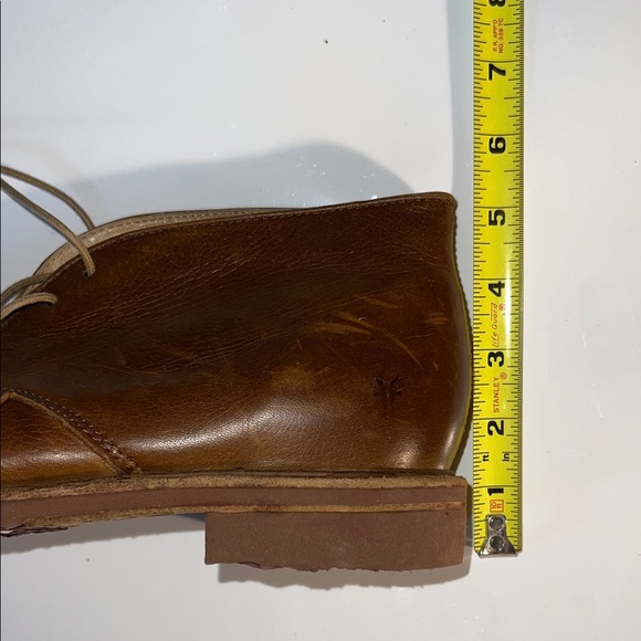 Frye Men\'s Brown Leather Chukka Boots - Classic Lace-Up size 8.5 main image 9